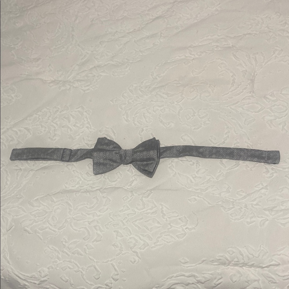 Elegant Gray Bow Tie
